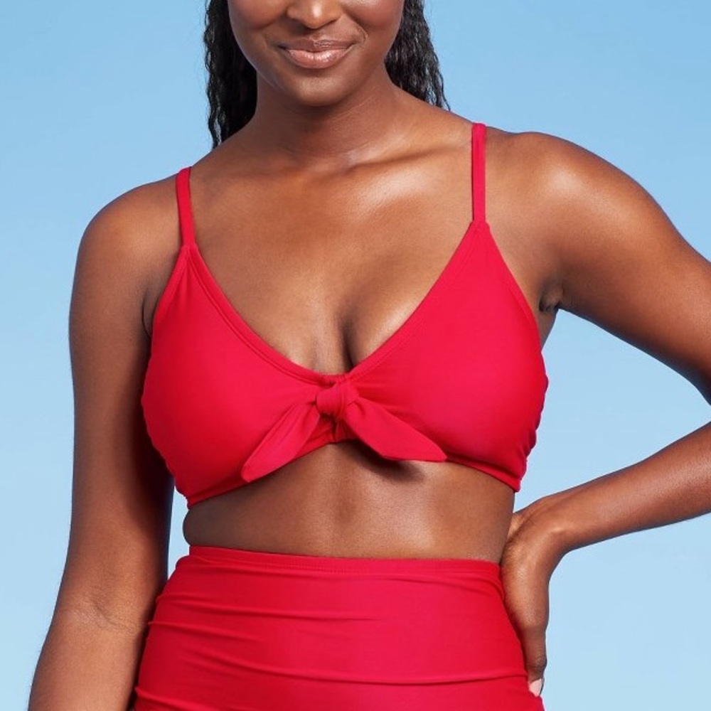Tie Front Bikini Top